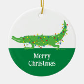 Tangled Lights Gator Ornament (Voorkant)