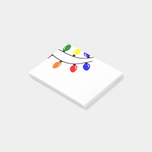 Tangled lights Post-it Notes (Schuin)