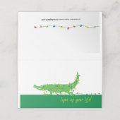 Tangled Lights Vakantieplaatskaarten Plaatskaartje (Buitenkant ongevouwen)