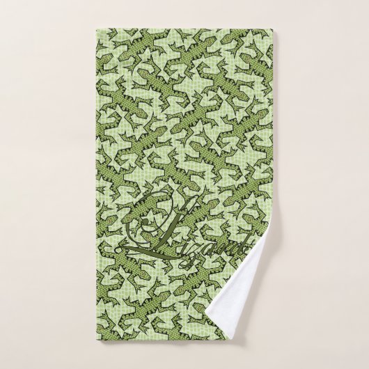 Tangled Lizards Bad Handdoek (Handdoek)