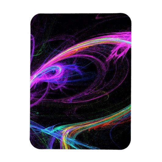 Tangled Neon Rainbow Magneet (Verticaal)