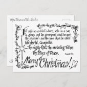 Tangled Religious Christmas Briefkaart (Voorkant / Achterkant)