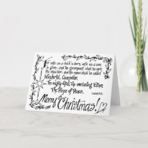 Tangled Religious Christmas Kaart