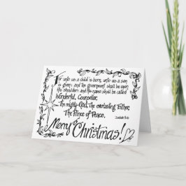 Tangled Religious Christmas Kaart