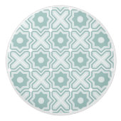 Tangled-schermpatroon Keramische Knop (Voorkant)