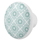 Tangled-schermpatroon Keramische Knop (Rechts)