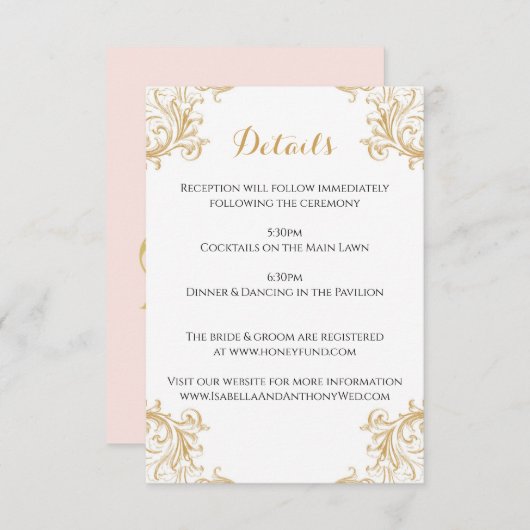 Tangled Sun Details Kaart (Voorkant / Achterkant)