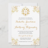 Tangled Sun Invitation Kaart (Voorkant)