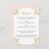 Tangled Sun-kaart met details Informatiekaartje (Voorkant / Achterkant)