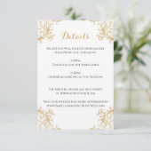 Tangled Sun-kaart met details Informatiekaartje (Staand voorkant)