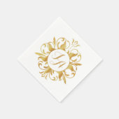 Tangled Sun Monogram Napkins Servet (Hoek)