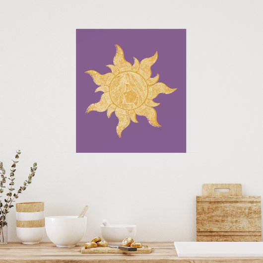 Tangled Sun Poster (Keuken)