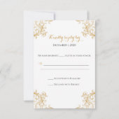 Tangled Sun RSVP-kaart RSVP Kaartje (Voorkant)