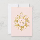 Tangled Sun RSVP-kaart RSVP Kaartje (Achterkant)