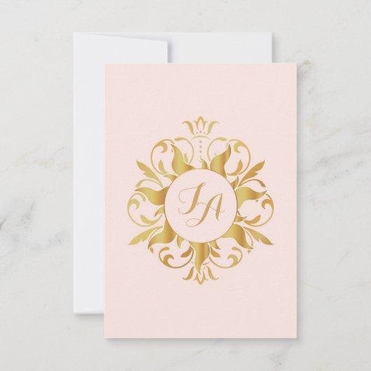 Tangled Sun RSVP-kaart RSVP Kaartje (Achterkant)