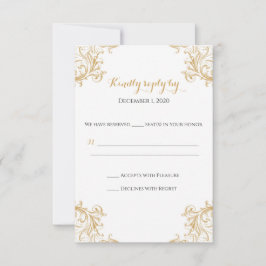 Tangled Sun RSVP-kaart RSVP Kaartje