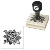 Tangled Sun Rubber Stamp Rubberstempel (Gestempeld)