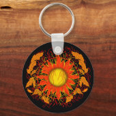 Tangled Sun Sleutelhanger (Achterkant)