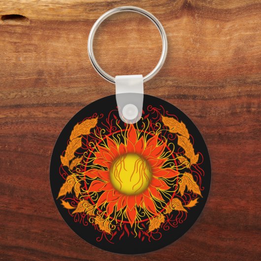 Tangled Sun Sleutelhanger (Voorkant)