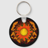 Tangled Sun Sleutelhanger (Achterkant)