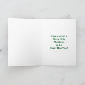 Tangled Tinsel Feestdagen Kaart (Binnen)