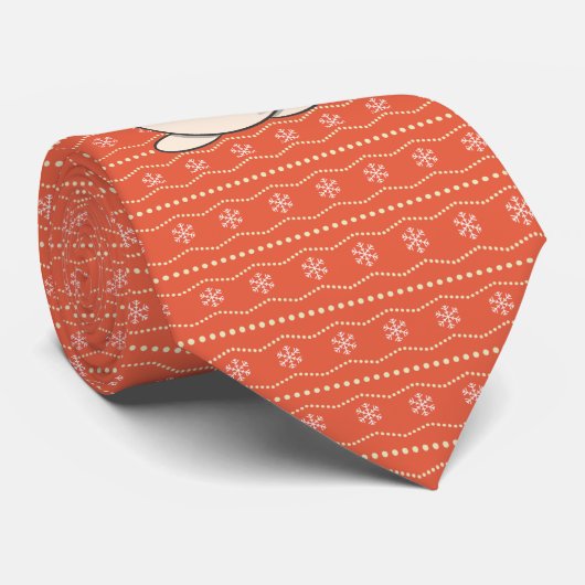 Tangled Tinsel Snowman Stropdas (Opgerold)