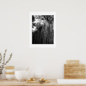 Tangled Tree Australia Zwart-wit fotografie Poster (Keuken)