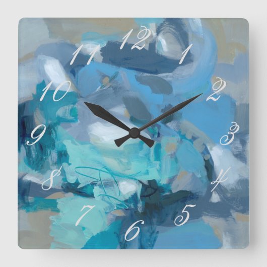 Tangled Vierkante Klok (Voorkant)