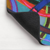 "Tangled Weaving" Abstract design mousepad Muismat (Hoek)