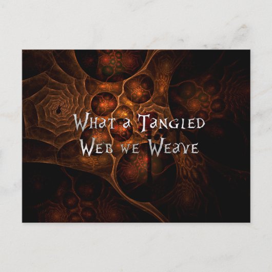 Tangled Web Briefkaart (Voorkant)