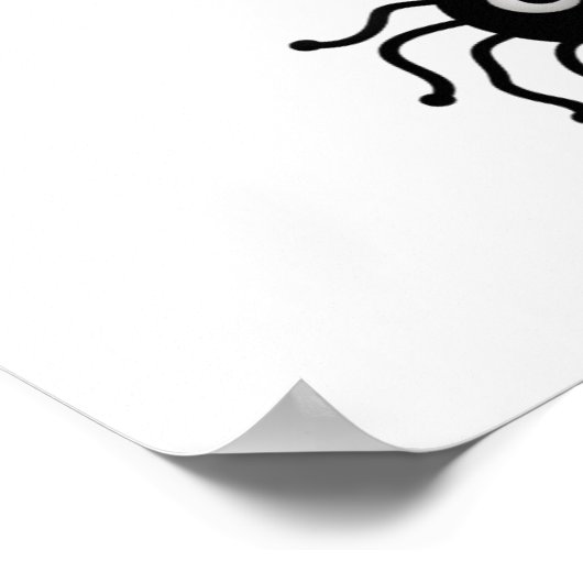 Tangled Web Spider Poster (Hoek)