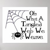 Tangled Web Spider Poster (Voorkant)