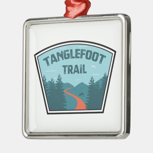 Tanglefoot Metalen Ornament (Links)