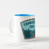 Tanglefoot Tweekleurige Koffiemok (Voorkant links)