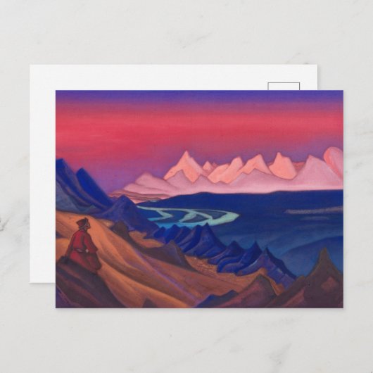 Tanglha, Song Shambhala van Nicholas Roerich Briefkaart (Voorkant / Achterkant)