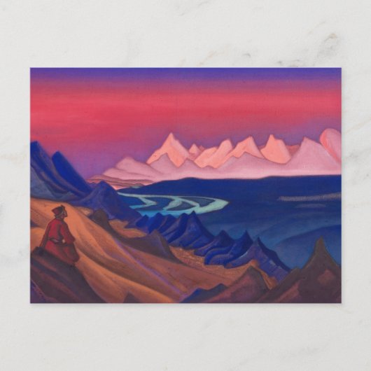 Tanglha, Song Shambhala van Nicholas Roerich Briefkaart (Voorkant)