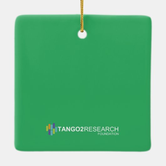 TANGO2 kerstversiering 2019 Keramisch Ornament (Achterkant)