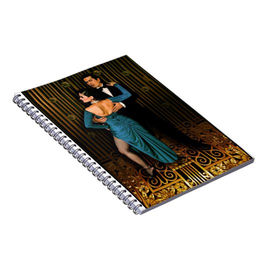 Tango Argentino Deco Notitieboek (Rechterzijde)