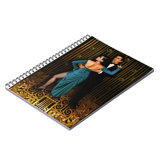 Tango Argentino Deco Notitieboek (Linkerzijde)