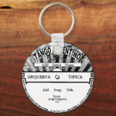 Tango Argentino Record Sleutelhanger (Voorkant)