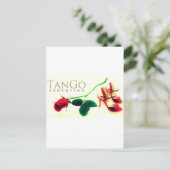 Tango argentino vintage briefkaart (Staand voorkant)