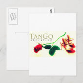 Tango argentino vintage briefkaart (Voorkant / Achterkant)