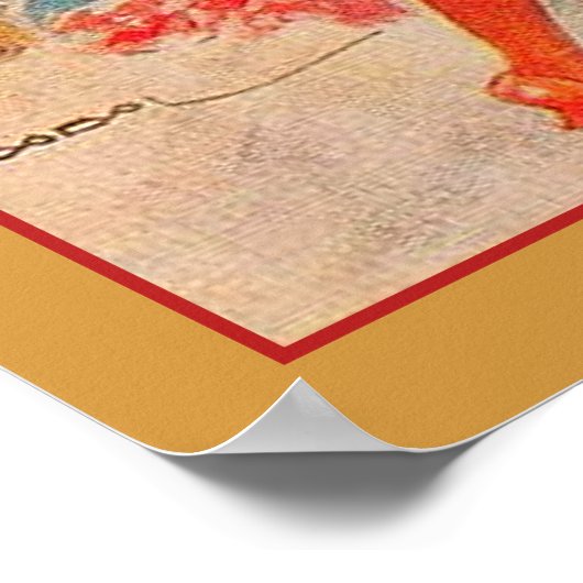 "Tango" Art Deco uit 1920 Poster (Hoek)