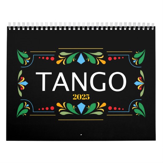Tango Art Only 2025 Twee pagina's Medium Kalender (Hoes)