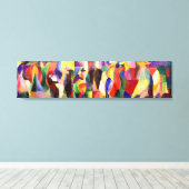 Tango Bal Bullier - Abstracte kunst van Sonia Dela Canvas Afdruk (Insitu (Houten vloer))