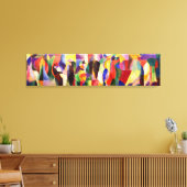 Tango Bal Bullier - Abstracte kunst van Sonia Dela Canvas Afdruk (Insitu (Woonkamer))