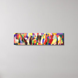 Tango Bal Bullier - Abstracte kunst van Sonia Dela Canvas Afdruk