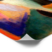 Tango Bal Bullier - Abstracte kunst van Sonia Dela Poster (Hoek)