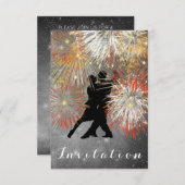 Tango Bal Carnaval Dansfeest Kaart (Voorkant / Achterkant)