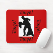 Tango. Ballroom Dance Couple Mousepad - Rood Muismat (Met muis)